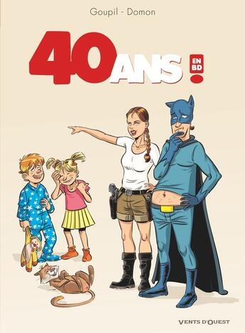 Couverture du livre « 40 ans en BD » de Jacky Goupil et Jack Domon aux éditions Vents D'ouest