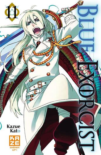 Couverture du livre « Blue exorcist t.11 » de Kazue Kato aux éditions Crunchyroll