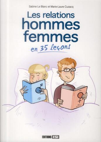 Couverture du livre « Les relations hommes femmes en 35 leçons » de  aux éditions Editions Esi