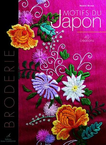 Couverture du livre « Broderie ; motifs du Japon » de Nadege Richier aux éditions Editions Carpentier