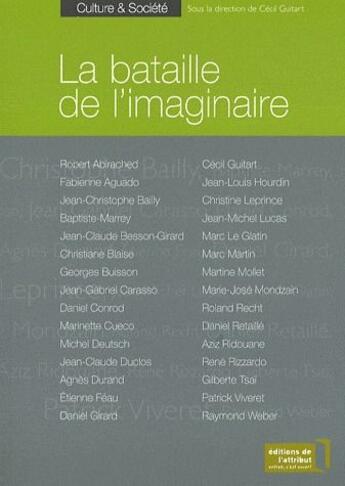 Couverture du livre « La bataille de l'imaginaire » de  aux éditions Editions De L'attribut