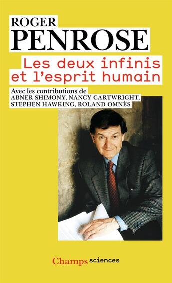 Couverture du livre « Les deux infinis et l'esprit humain » de Roger Penrose aux éditions Flammarion