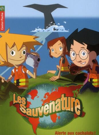 Couverture du livre « Les Sauvenature T.4 ; alerte aux cachalots » de Thomas Leclere et Fabien Mense aux éditions Pere Castor