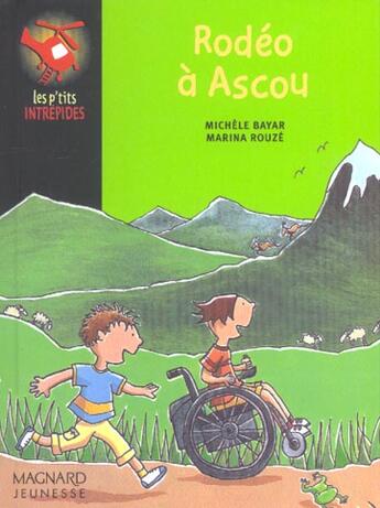 Couverture du livre « Rodeo A Ascou » de Michele Bayar aux éditions Magnard