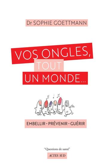 Couverture du livre « Vos ongles, tout un monde... embellir, prévenir, guérir » de Sophie Goettmann aux éditions Actes Sud