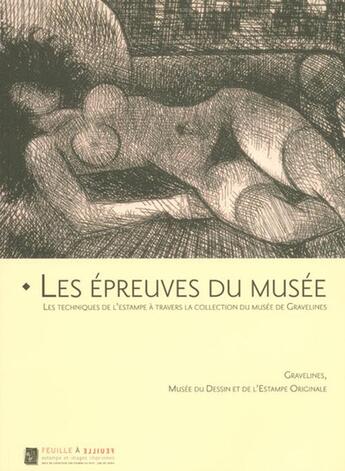 Couverture du livre « Les épreuves au musée » de  aux éditions Gourcuff Gradenigo