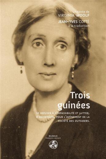 Couverture du livre « Trois guinées » de V Woolf aux éditions Gwen Catala