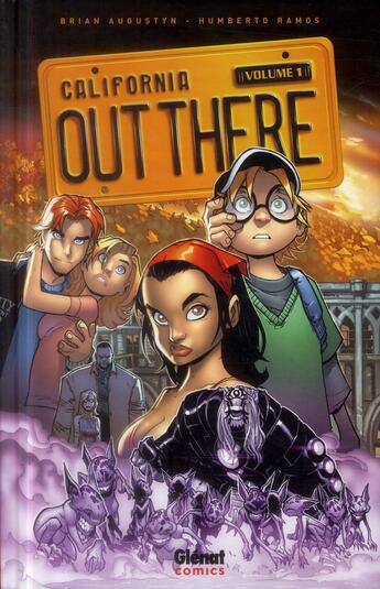 Couverture du livre « Out there Tome 1 » de Brian Augustyn et Sandra Hope et Humberto Ramos aux éditions Glenat Comics