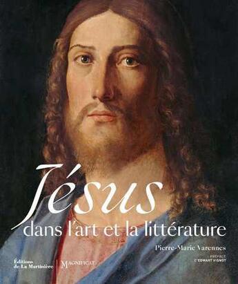 Couverture du livre « Jésus dans l'art et la littérature » de Edwart Vignot et Pierre-Marie Varennes aux éditions La Martiniere