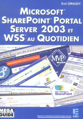 Couverture du livre « Microsoft sharepoint portal server 2003 » de  aux éditions Eska