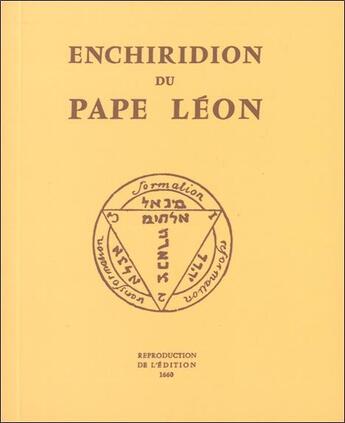 Couverture du livre « Enchiridion du pape Léon » de Anonyme aux éditions Bussiere