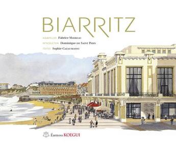 Couverture du livre « Biarritz » de Fabrice Moireau aux éditions Editions Koegui