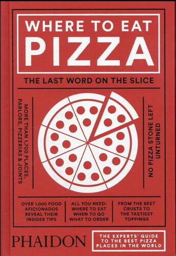 Couverture du livre « Where to eat pizza » de Daniel Young aux éditions Phaidon Press