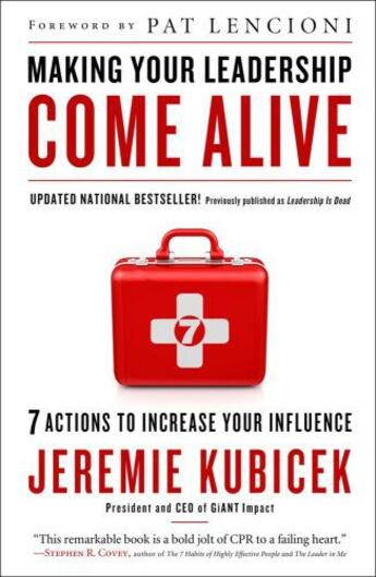 Couverture du livre « Making Your Leadership Come Alive » de Kubicek Jeremie aux éditions Howard Books