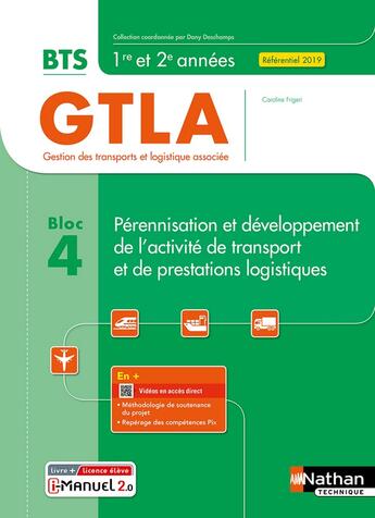 Couverture du livre « Perennisation et developpement de l'activite de transport et de prestations logistiques lm - 2022 » de Canler/Deschamps aux éditions Nathan