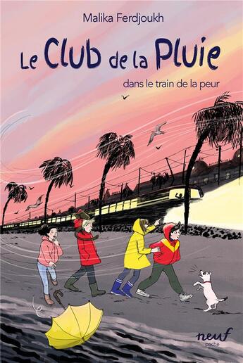 Couverture du livre « Le club de la pluie et le train de la peur » de Ferdjoukh Malika aux éditions Ecole Des Loisirs