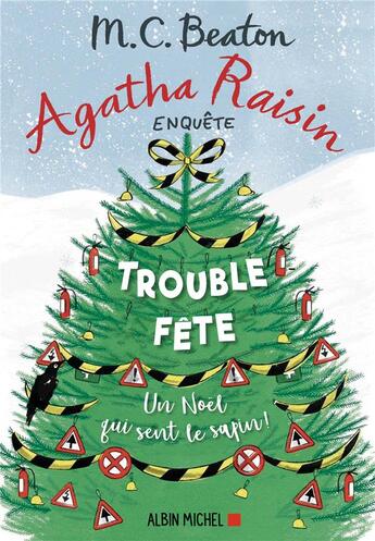 Couverture du livre « Agatha Raisin enquête Tome 21 : trouble-fête » de M. C. Beaton aux éditions Albin Michel