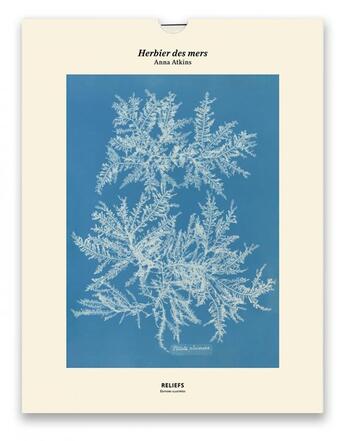 Couverture du livre « Herbier des mers » de Anna Atkins aux éditions Reliefs Editions