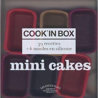 Couverture du livre « Mini cakes ; coffret » de Ilona Chovancova aux éditions Marabout