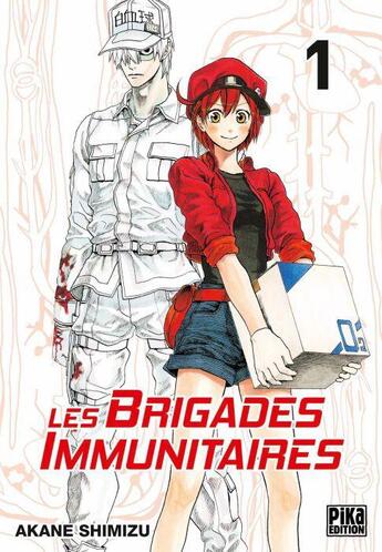 Couverture du livre « Les brigades immunitaires Tome 1 » de Akane Shimizu aux éditions Pika