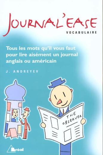 Couverture du livre « Journal'Ease Vocabulaire » de Judith Andreyev aux éditions Belles Lettres