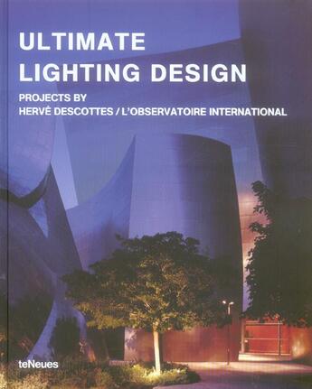 Couverture du livre « Ultimate lightning design » de Thaureau Vanessa aux éditions Teneues - Livre