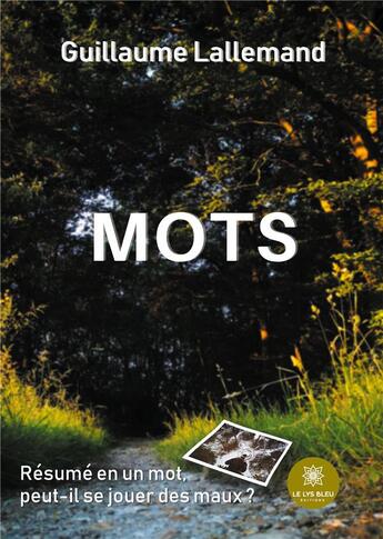 Couverture du livre « Mots » de Guillaume Lallemand aux éditions Le Lys Bleu