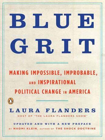 Couverture du livre « Blue Grit » de Flanders Laura aux éditions Penguin Group Us