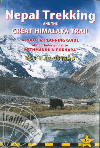 Couverture du livre « Nepal trekking and the great himalaya trail » de  aux éditions Trailblazer