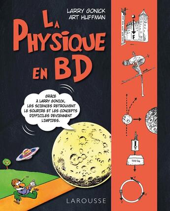 Couverture du livre « La physique en BD » de Larry Gonick aux éditions Larousse