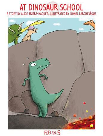 Couverture du livre « At Dinosaur School » de  aux éditions Fleurus