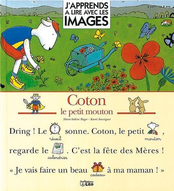 Couverture du livre « Coton le petit mouton » de Souvignet/Roger aux éditions Lito