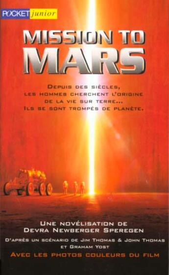 Couverture du livre « Mission To Mars N.560 » de Newberger et Sperngen et Devra aux éditions Pocket Jeunesse