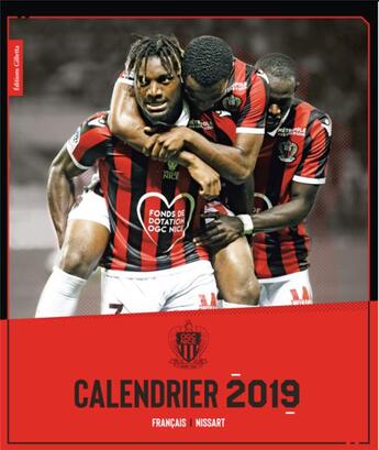 Couverture du livre « OGC Nice (édition 2019) » de  aux éditions Gilletta