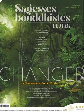 Couverture du livre « Changer, l'effondrement des certitudes ? » de  aux éditions Ubf