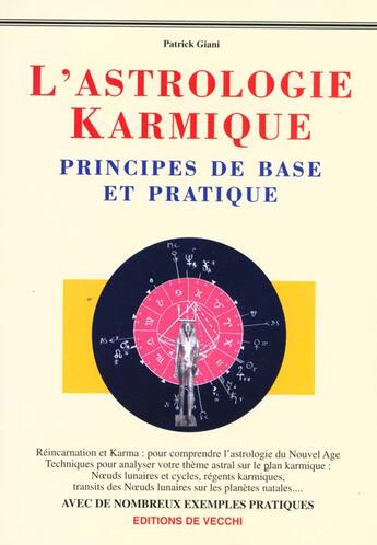 Couverture du livre « L'astrologie karmique » de Patrick Giani aux éditions De Vecchi