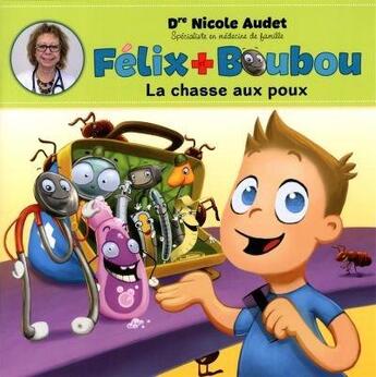 Couverture du livre « La chasse aux poux » de Nicole Audet aux éditions Boomerang Jeunesse