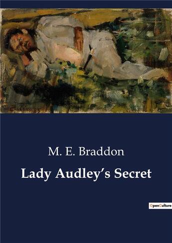 Couverture du livre « Lady audley's secret » de Braddon M. E. aux éditions Culturea