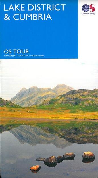 Couverture du livre « Lake district and cumbria » de  aux éditions Ordnance Survey