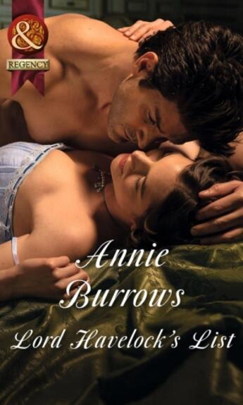 Couverture du livre « Lord Havelock's List (Mills & Boon Historical) » de Annie Burrows aux éditions Mills & Boon Series