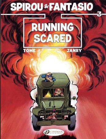 Couverture du livre « Spirou & Fantasio adventures T.3 ; running scared » de Tome et Janry aux éditions Cinebook