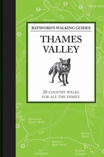 Couverture du livre « Batsford's Walking Guides: Thames Valley » de Macleod Jilly aux éditions Pavilion Books Company Limited