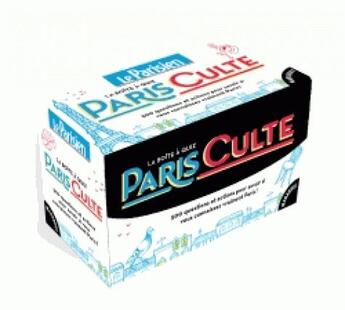 Couverture du livre « La boîte à quiz Paris culte avec le parisien » de Fabrice Pinel aux éditions Marabout