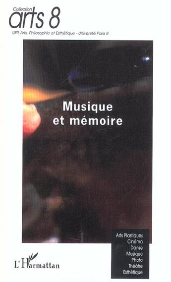 Couverture du livre « Musique et mémoire » de  aux éditions L'harmattan