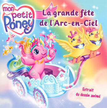 Couverture du livre « Pt poney gde fete arc en ceil » de Pelizzari Nora aux éditions Hemma