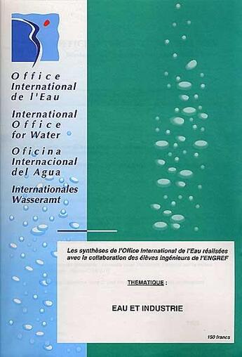 Couverture du livre « Eau et industrie (thématique 1999) » de  aux éditions Office International De L'eau