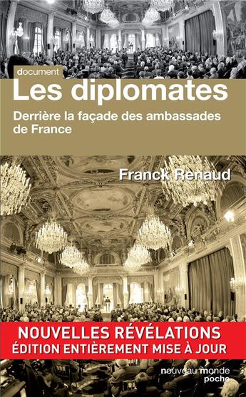 Couverture du livre « Les diplomates » de Franck Renaud aux éditions Nouveau Monde