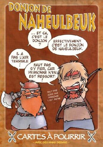 Couverture du livre « Le donjon de Naheulbeuk ; set de cartes à pourrir » de John Lang et Marion Poinsot aux éditions Asuka