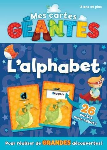 Couverture du livre « Mes cartes géantes ; l'alphabet » de Mika aux éditions Boomerang Jeunesse