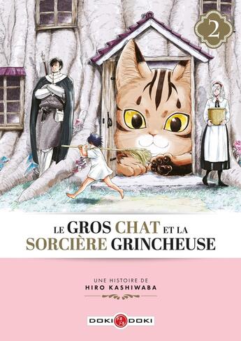 Couverture du livre « Le gros chat et la sorciere grincheuse Tome 2 » de Hiro Kashiwaba aux éditions Bamboo